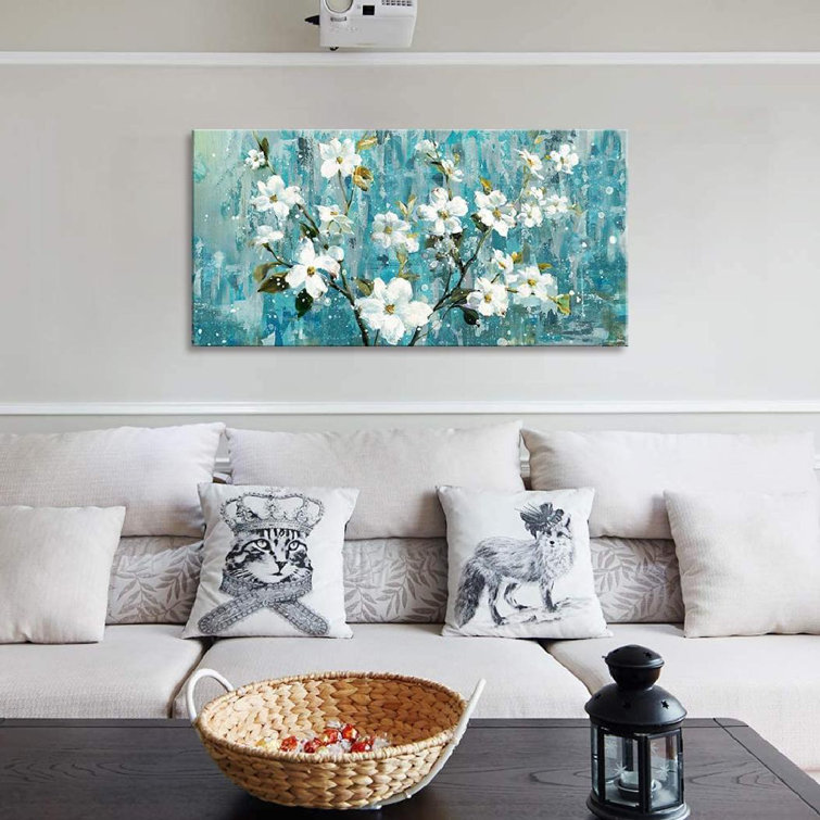 WEBEEDY 2 Paquet De Kit De Peinture Sur Toile, Toile Pré-Dessinée